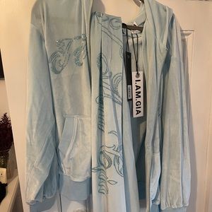 NWT I am Gia blue sweatsuit